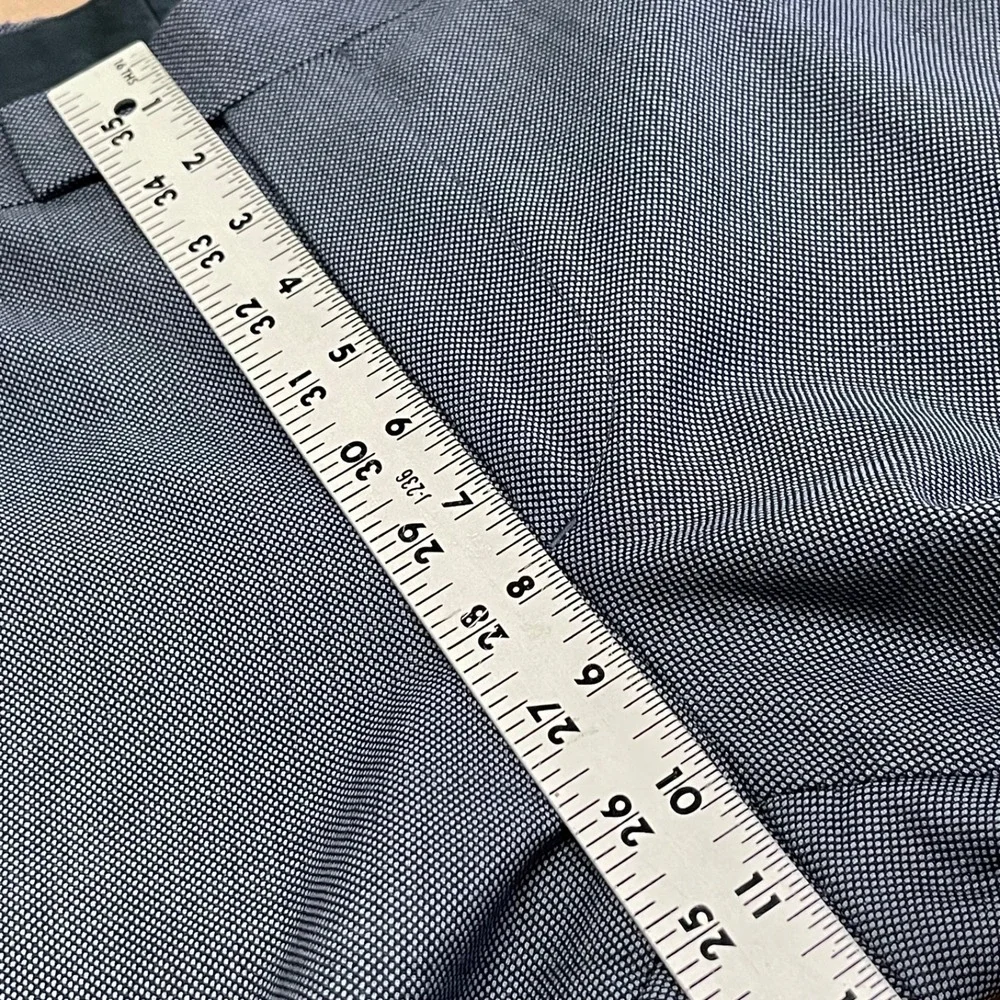 Banana‎ Republic Men's 32x32(30.5) Wool Birdseye Tailored Slim Fit Dress Pants